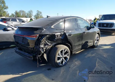 2024 Audi Q4 Sportback E-Tron Premium Plus 55 Quattro из США, поврежденный, VIN WA13UBFZ6RP038236